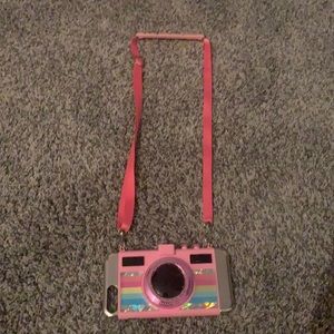 Camera phone case with strap